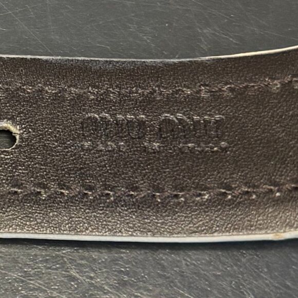 Damaged Very Good Condition Miu Miu Tan Elastic Belt - Picture 4 of 6